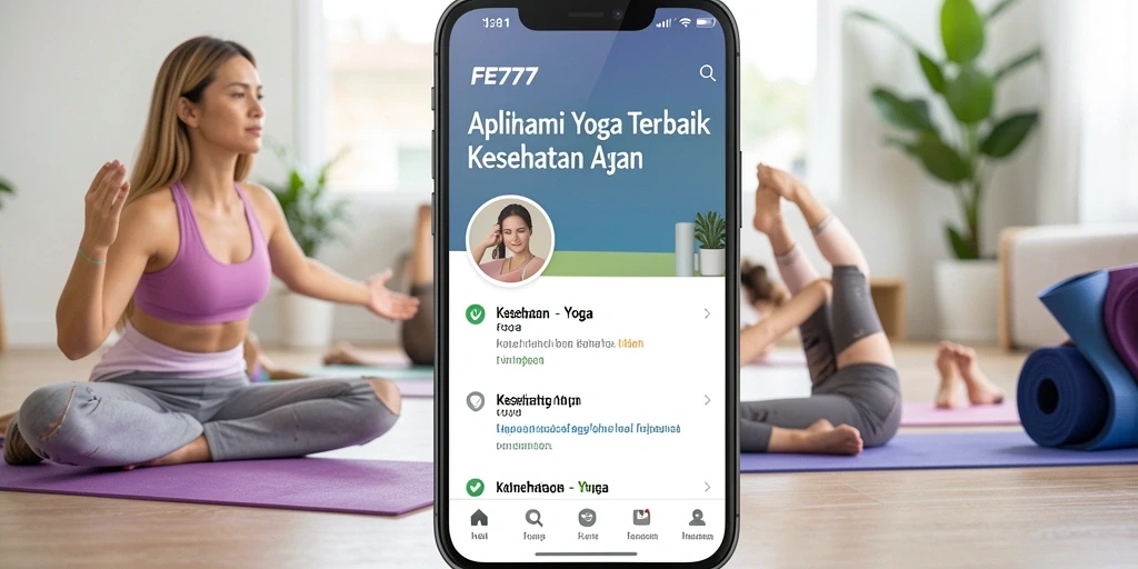Antarmuka pengguna FE777 dengan fungsi yoga yang intuitif dan menarik.