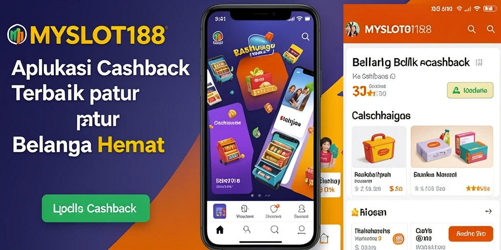 Antarmuka aplikasi Cashback MYSLOT188 yang ramah pengguna.